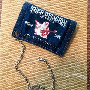 TRUE RELIGION change pocket/card holder